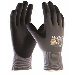 WD Maxiflex Nylon-Strickhandschuh Gr.9, mit Nitril / PU Beschichtung